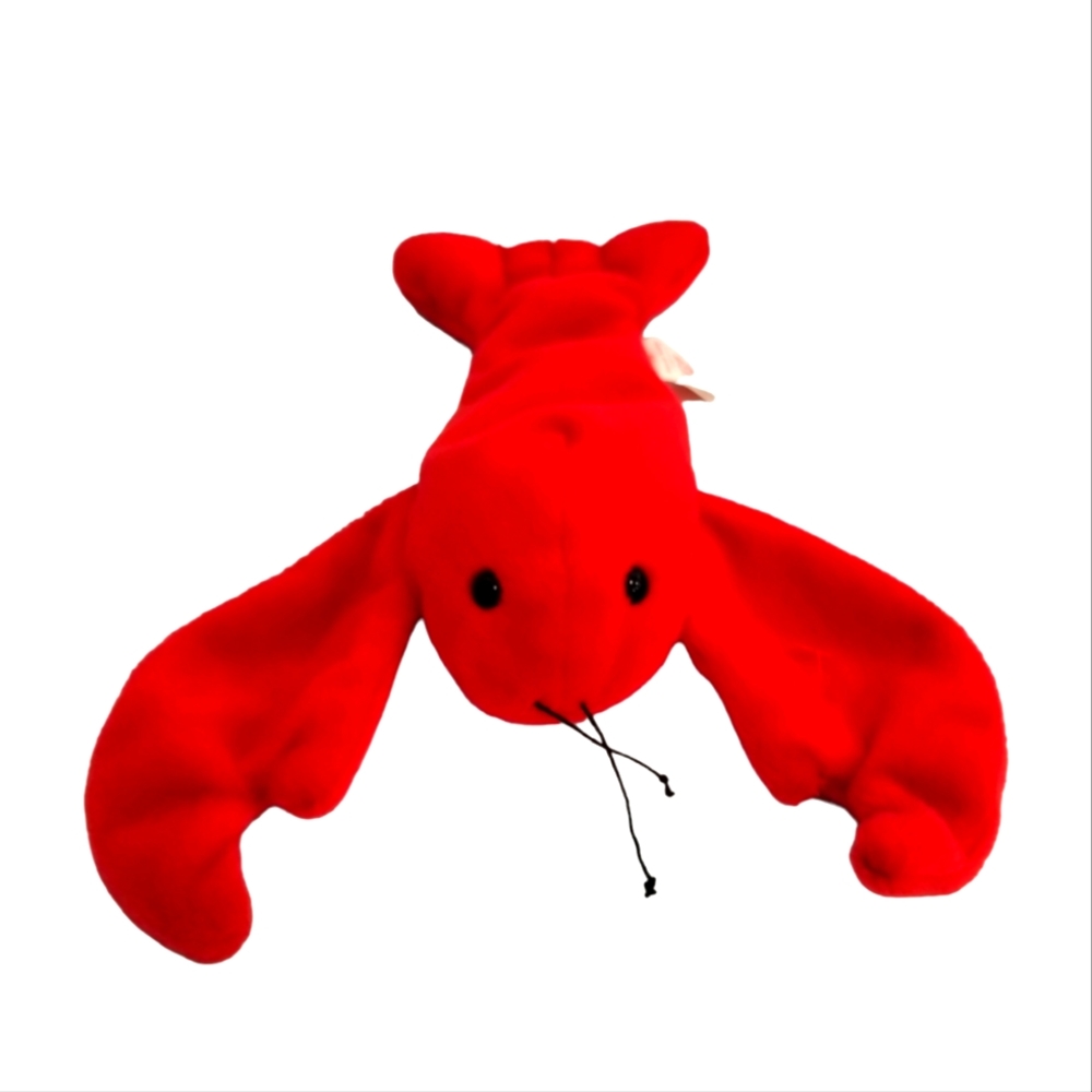 ✓TY Beanie Baby "Pinchers" the Red Lobster Plush